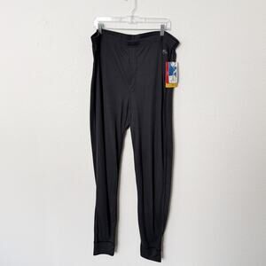 [Hot Chillys] Gray Mid Weight Relaxed Fit Base Layer Polyester Pants NWT Sz 2XL